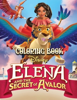 Paperback Elena Of Avalor Coloring Book