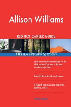 Paperback Allison Williams RED-HOT Career Guide; 2512 REAL Interview Questions Book