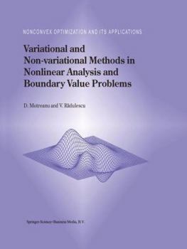 Paperback Variational and Non-Variational Methods in Nonlinear Analysis and Boundary Value Problems Book