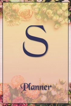 S: Letter Journal Monogram Minimalist Lined Notebook To Do List Undated Daily Planner for Personal and Business Activities with Check Boxes to Help ... to Get Organized (9 x 6 inches 120 pages)