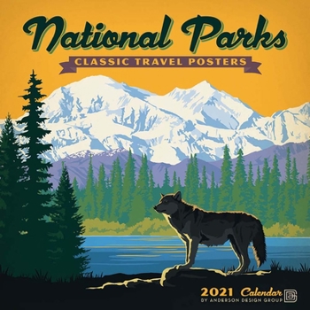 National Parks Classic Posters 2021 Wall Calendar