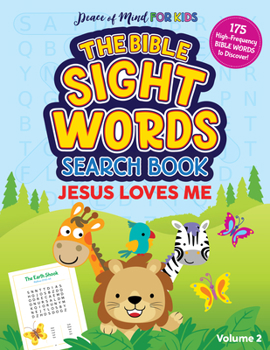 Paperback The Bible Sight Words Search Book: Jesus Loves Me Book