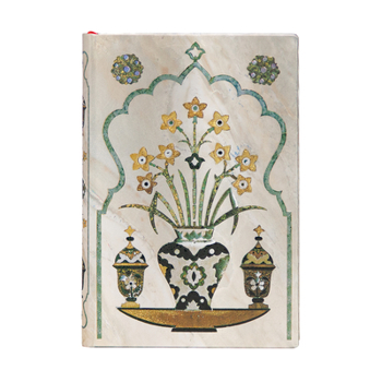 Misc. Shah Mini Unlined Hardcover Journal, 176pg, 85gsm by Paperblanks (Taj Mahal Flowers) Book