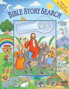 Hardcover Bible Story Search [With Magnifying Glass] Book