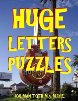 Paperback Huge Letters Puzzles: 133 Large Print Themed Word Search Puzzles Book
