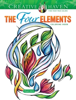 Paperback Creative Haven the Four Elements Coloring Book