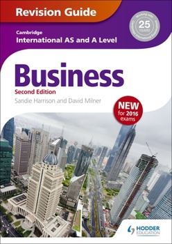 Paperback Cambridge International As/A Level Business Revision Guide 2nd Edition Book