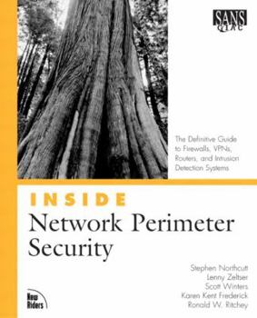 Paperback Inside Network Perimeter Security: The Definitive Guide to Book