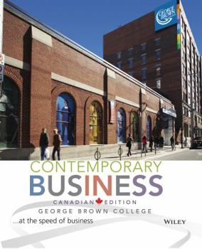 Hardcover CONTEMPORARY BUSINESS CANADIAN CUSTOM EDITION FOR GEORGE BROWN COLLEGE Book