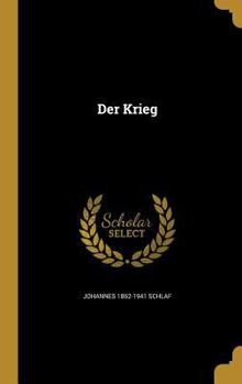 Hardcover Der Krieg [German] Book