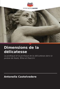 Paperback Dimensions de la délicatesse [French] Book