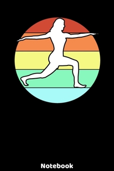 Notebook: Yoga Silhouette Design with120 ruled Pages 6'x9'. Journal for Yoga Teacher, Students, Fans and Lovers. Writing Book for your training, your ... for Meditation Fans and Lovers of Namaste.