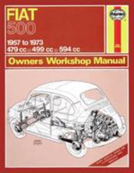 Paperback Fiat 500 Owner's Workshop Manual (Haynes Service and Repair Manuals) Book