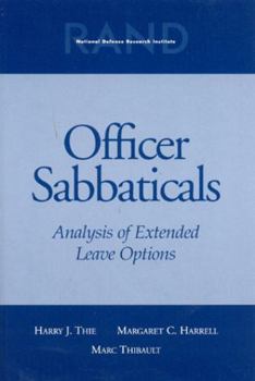 Paperback Officer Sabbaticals: Analysis of Extended Leave Options Book