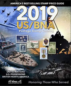 Hardcover 2019 Us/Bna Postage Stamp Catalog Book