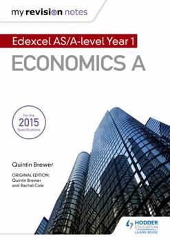 Paperback My Revision Notes: Edexcel as Economics Book