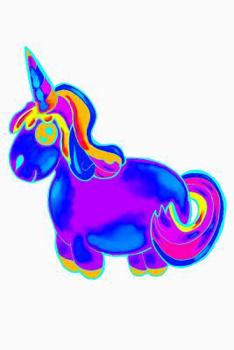 Unicorn: College Ruled Notebook