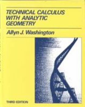Hardcover Technical Calculus with Analytic Geometry Book