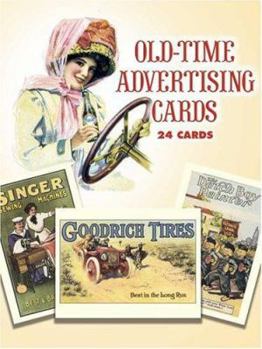 Paperback Old-Time Advertising Cards: 24 Full-Color Cards (Dover Postcards) Book