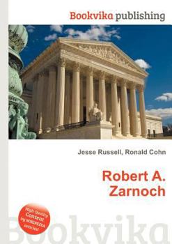 Paperback Robert A. Zarnoch Book