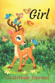 Paperback Girl Gratitude Journal: Daily Gratitude Journal for deer lovers Giving Thanks and Reflection, Writing Prompts and Mindfulness Book