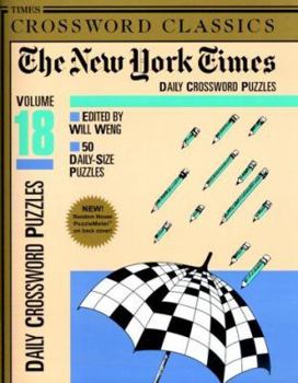 Paperback New York Times Daily Crossword Puzzles, Volume 18 Book