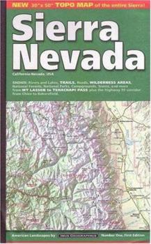 Map Map Sierra Nevada: Yosemite, Sequoia & Kings Canyon Natl Parks, Mt Whitney the John Muir & Ansel Adams Wildernesses And Much More Book