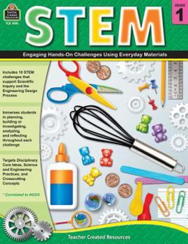 Paperback Stem: Engaging Hands-On Challenges Using Everyday Materials (Gr. 1) Book