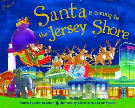 Hardcover Santa Is Coming to the Jersey Shore Book