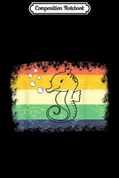 Composition Notebook: Vintage Seahorse Gifts for Marine Biologist  Journal/Notebook Blank Lined Ruled 6x9 100 Pages