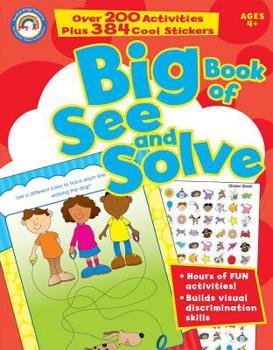 Paperback Big Book of See and Solve, Grades Pk - 1 Book
