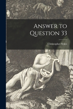 Paperback Answer to Question 33 Book