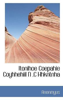 Paperback Itonihoe Coepahie Coyhhehiil N .C Hhkntnha Book