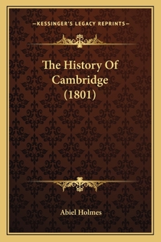 Paperback The History Of Cambridge (1801) Book