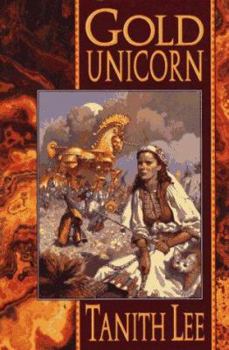 Hardcover Gold Unicorn Book