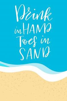 Paperback Drink in Hand Toes in Sand Book