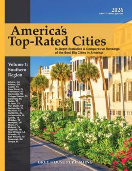 Paperback America's Top-Rated Cities, Vol. 1 South, 2026: 0 Book