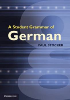 Hardcover A Student Grammar of German Book