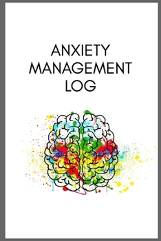 Paperback Anxiety Management One Month Log Book