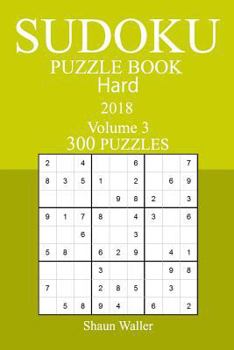 Paperback 300 Hard Sudoku Puzzle Book - 2018 Book