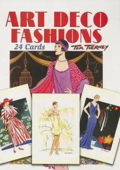 Cards Art Deco Fashions: 24 Cards (Dover Postcards) Book