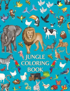 Paperback Jungle Coloring Book