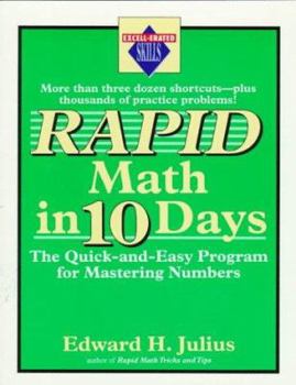 Mass Market Paperback Rapid Math in Ten Days: The Quick-And-Easy Program Book