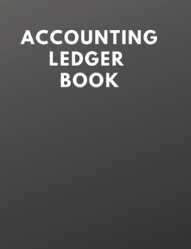 Paperback Accounting Ledger Book: Simple Accounting Ledger for checkbook register Volume 1 Book