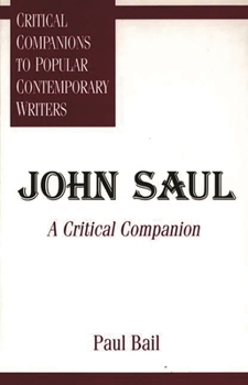 Hardcover John Saul: A Critical Companion Book