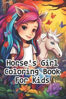 Paperback Horse's Coloring Book For Kids Book