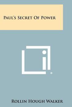 Paperback Paul's Secret of Power Book