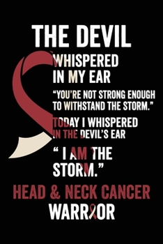 Paperback Head & Neck Cancer Notebook: Head & Neck Cancer Journal Notebook (6x9), Head & Neck Cancer Books, Head & Neck Cancer Gifts, Head & Neck Cancer Plan Book