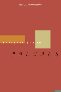 Hardcover Explorations in Poetics Book