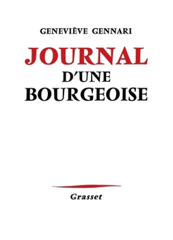 Paperback Journal d'une bourgeoise [French] Book